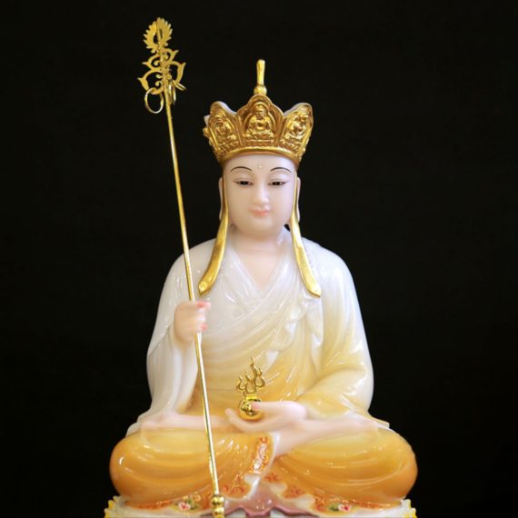 Tuong Dia Tang Bo Tat Bang Bot Da Son Vang Cao 30cm 5