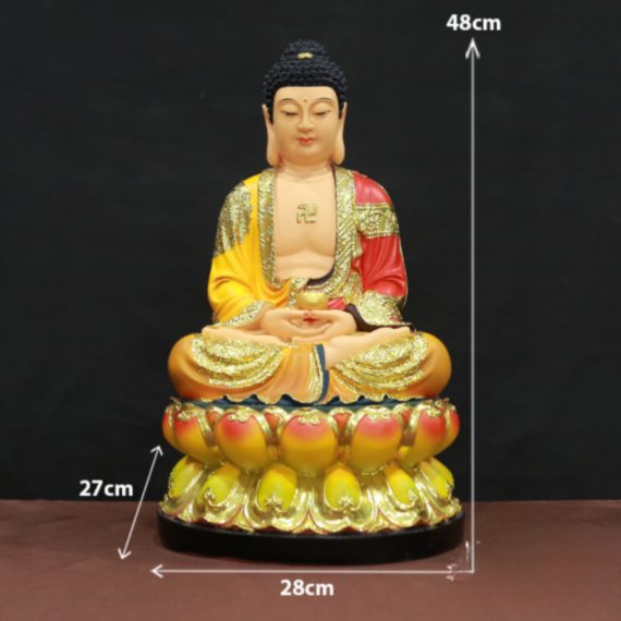 Tuong Phat Bon Su Thich Ca Mau Ni Son Ve Cao Cap Bang Composit Cao 30 – 40 – 48cm 10