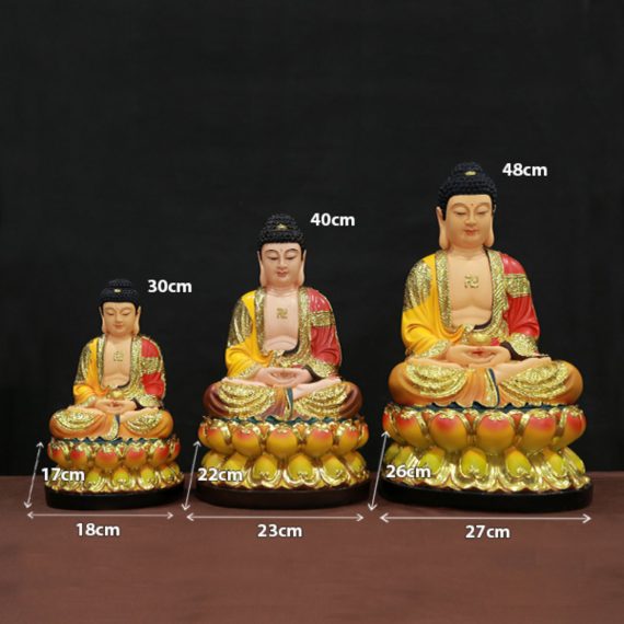 Tuong Phat Bon Su Thich Ca Mau Ni Son Ve Cao Cap Bang Composit Cao 30 – 40 – 48cm 3