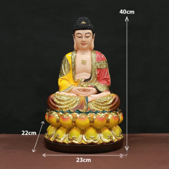 Tuong Phat Bon Su Thich Ca Mau Ni Son Ve Cao Cap Bang Composit Cao 30 – 40 – 48cm 4